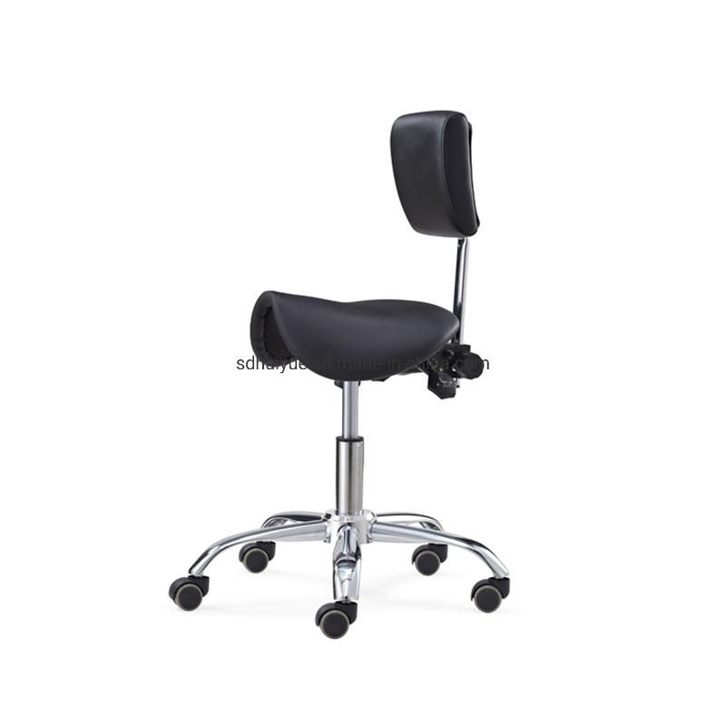 High Quality Beauty Salon Saddle Chair with Backrest