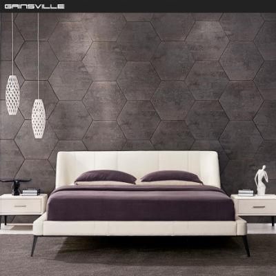 Wholesale Home Furniture New Design Furniture Wall Bed Modern Leather Bed Gc1712