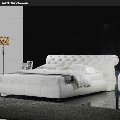 Wholesale Furniture Bedroom Leather Bed Gc1630