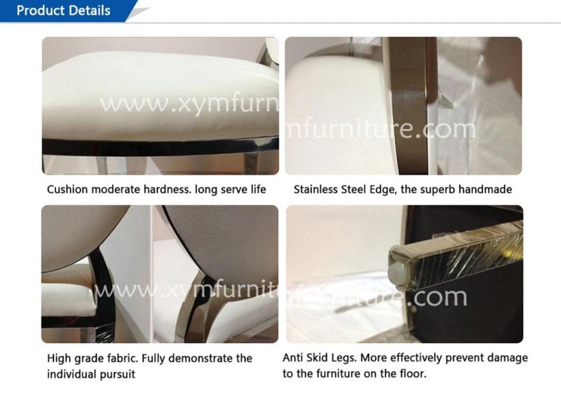 Promotion Round Back Armrest Velvet Fabric Metal Dining Chair