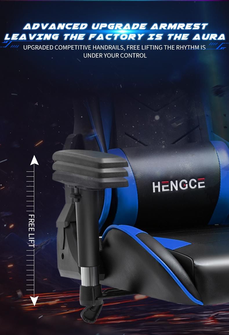 Top Sale High Quality Anji RGB Massage Gaming Chair with Legrest