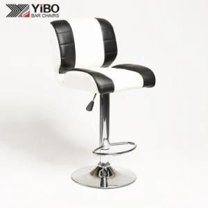 Modern New Style Adjustable Black and White Bar Chair