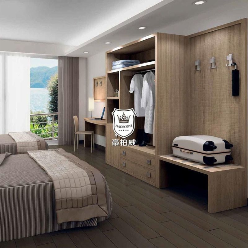 Supply Canada Toronto Hotel Furniture for Sale in Wood Color Bedroom Furniture for Hostels