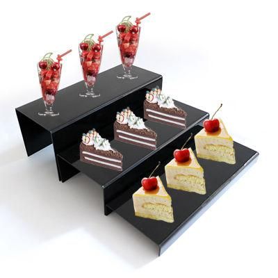 High-End Acrylic Wedding Party Supplies Dessert Cake Sushi Step Display Stand
