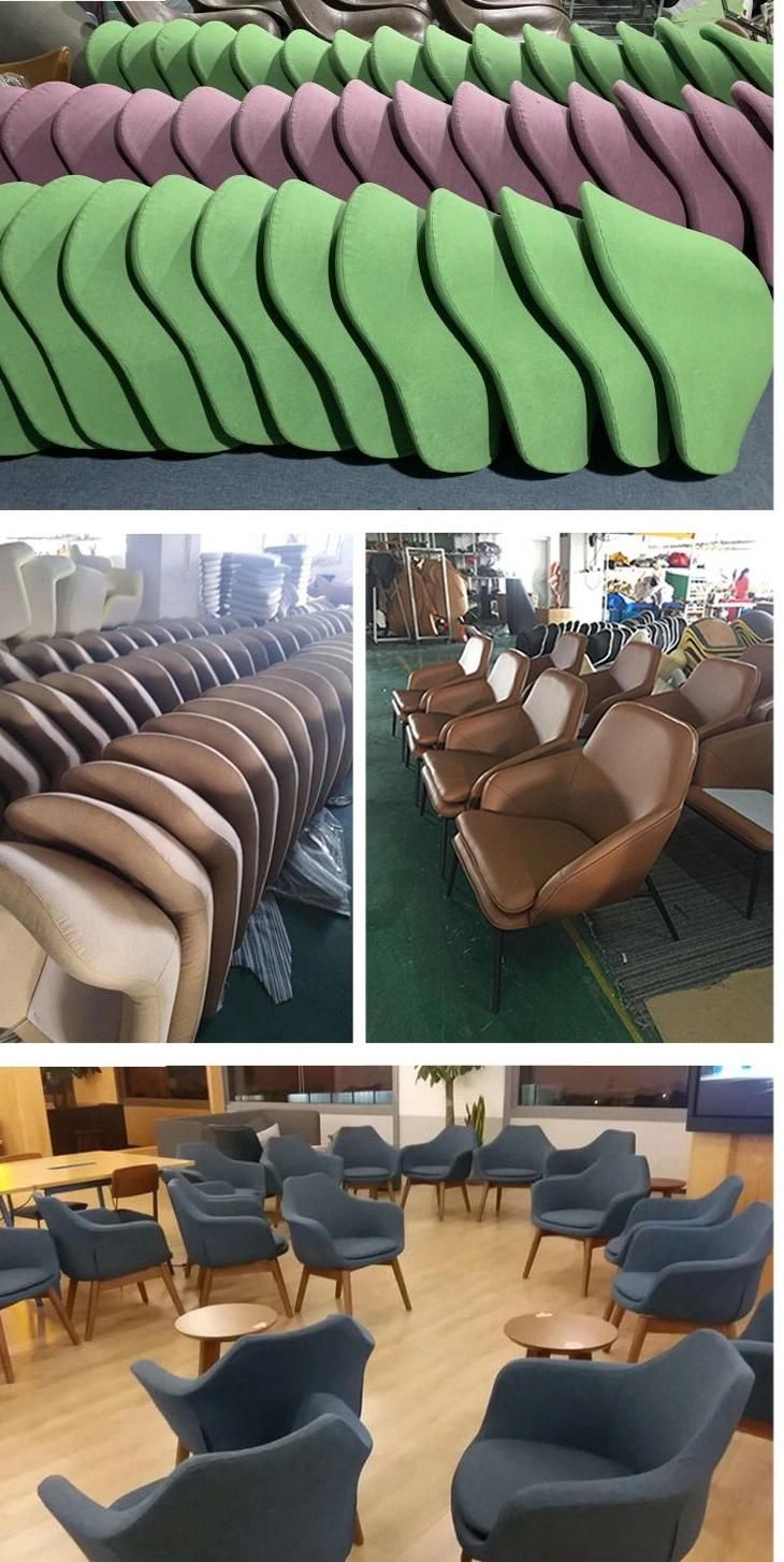 Upholstery Fiberglass Lower Lounge Chair