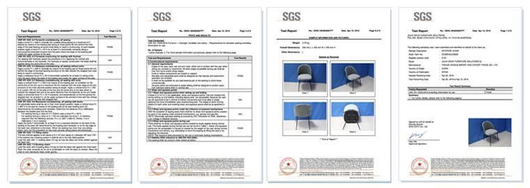 Home Office Outdoor Furniture PU Synthetic Leather Dining Chair with Metal Electroplating Legs