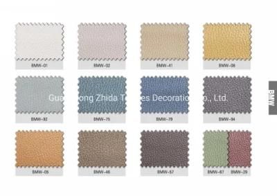 Zhida Textile Colorful Upholstery Faux Leather Furniture Fabric