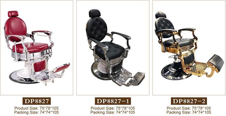 Salon Hair Equipment Antique Barber Chairs Hairdresser Black Barber Chair for Sale