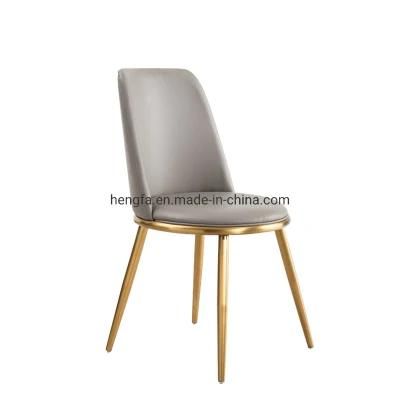 Factory Manufacture Cafe Modern Home Furniture Leather Dining Chairs