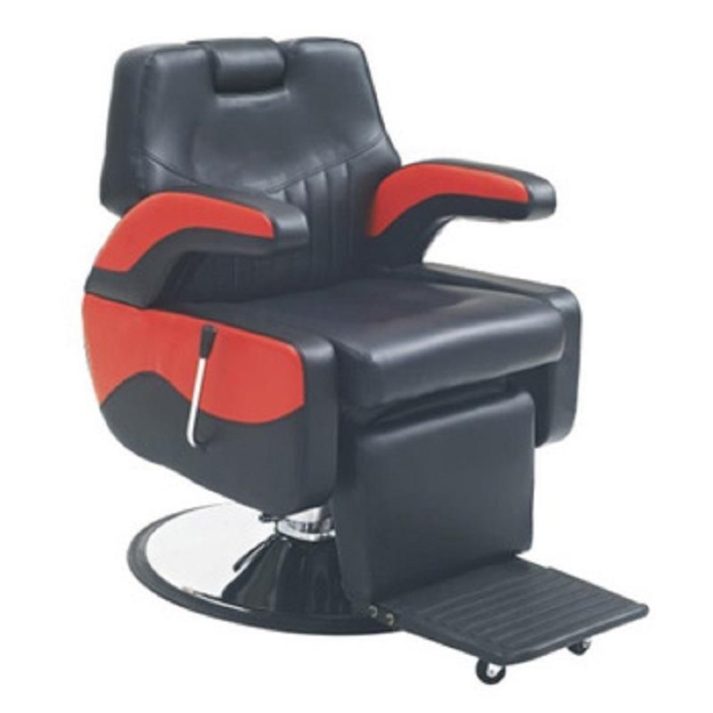 Hl-9204 Salon Barber Chair for Man or Woman with Stainless Steel Armrest and Aluminum Pedal