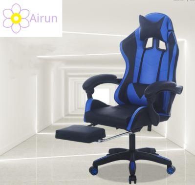 Factory Direct Wholesale Ergonomic Hot Sale Leather Office Racing Gaming Chair with Footrest