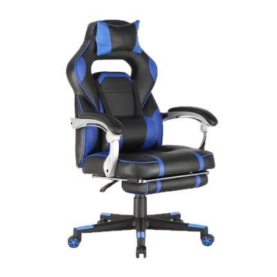 Padded Armrest Gaming Office Chair with Headrest and Footrest
