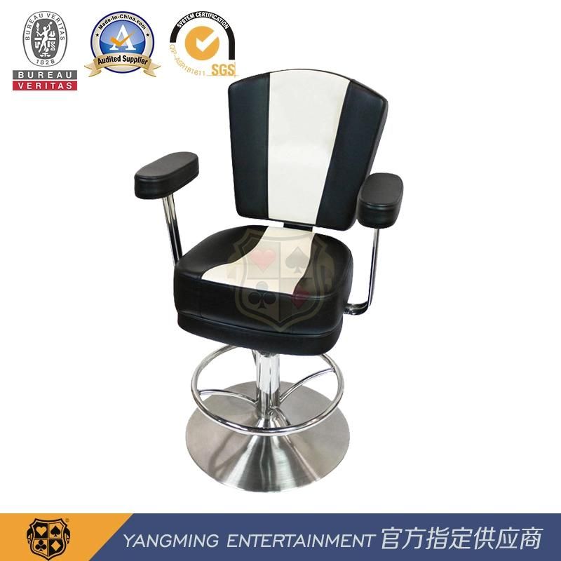 Roulette Slot Machine Customized Stainless Steel Metal Disc Lifting Bar Chair Player Chair Ym-Dk05