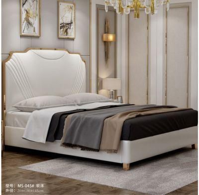 Modern Double King Size Bed Bed Frame Double Nappa Bed