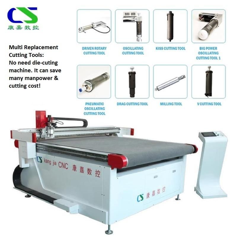 CNC Digital EVA Foam Sheet Oscillating Knife Cutting Machine with Factory Price