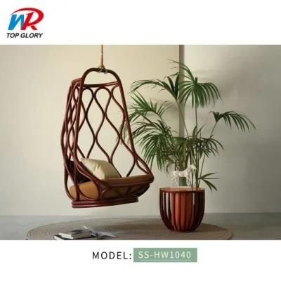 Rattan Outdoor Balcony Home Swing Chair with Garden Modern Comfortable Furniture Egg Shape Chair