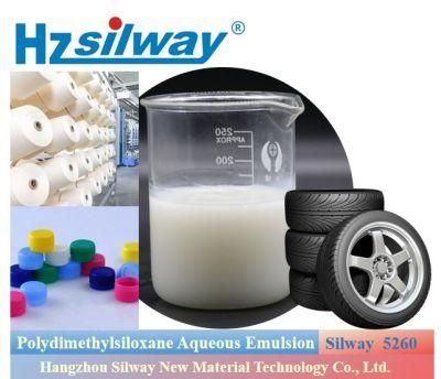 Widely Used Polydimethylsiloxane Aqueous Emulsion Silway 5260 Excellent Dilution Stability Easy to Disperse Tire Polish CAS 82628-87-3