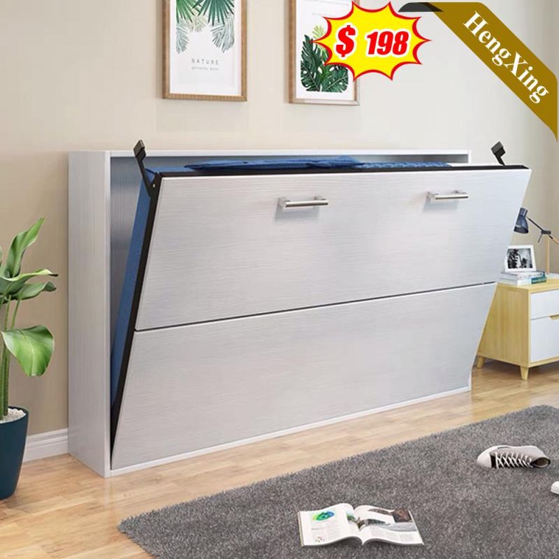 Single Size Saving Space Horizontal Smart Furniture Bedroom Sets Foldable Wall Murphy Beds