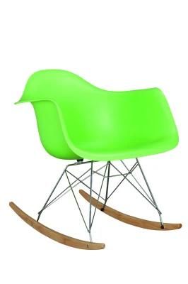 Green PP with Chrome Legs Bar Chair