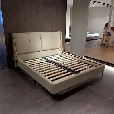 European Style Bed Wooden Bed High Density Foam Popular Bed