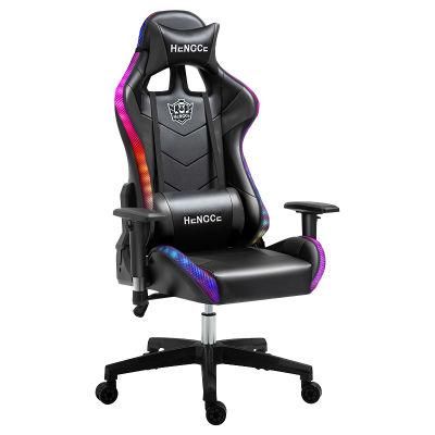 Swiveling CE Certified Video Computer E-Sports Seat Game Racing RGB Chair for Gamer