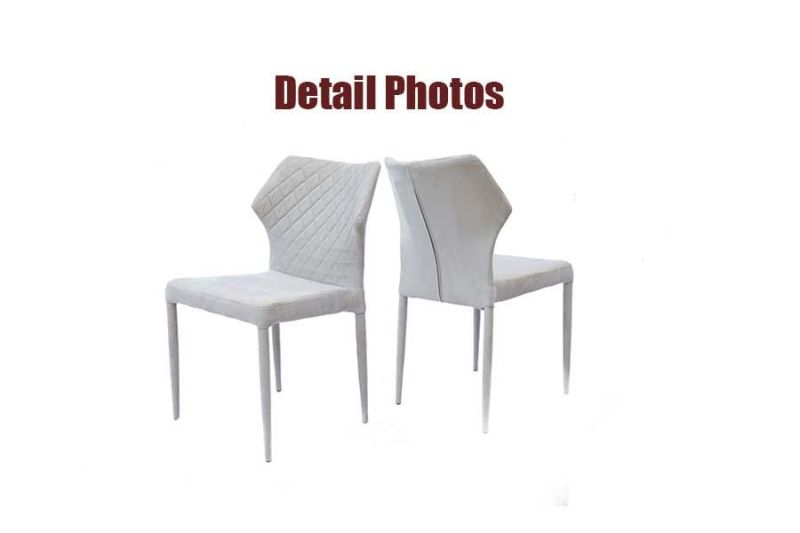 Modern Home Banquet Wedding PU Leather Velvet Metal Steel Dining Room Chair for Outdoor Restaurant