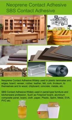 Leather Making Furniture Industry Favorite Good Low Cost No Harm to Human Body Contact Bonding Adhesive