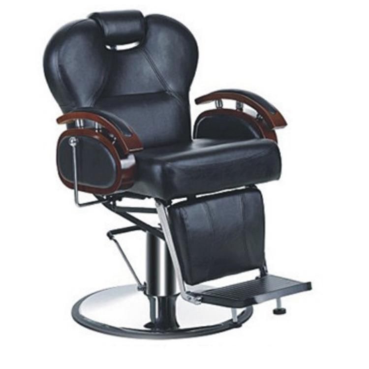 Hl-8194 Salon Barber Chair for Man or Woman with Stainless Steel Armrest and Aluminum Pedal