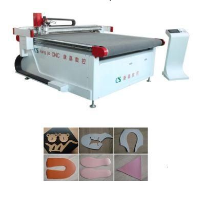 Clothing Paper Pattern CNC Oscillating Blade Vertical Foam Cutting Machine