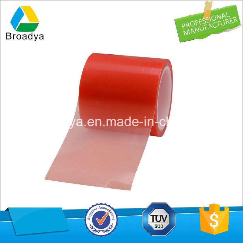 Double Sided Red Clear Adhesive Polyester Film Tape (BY6967LG)