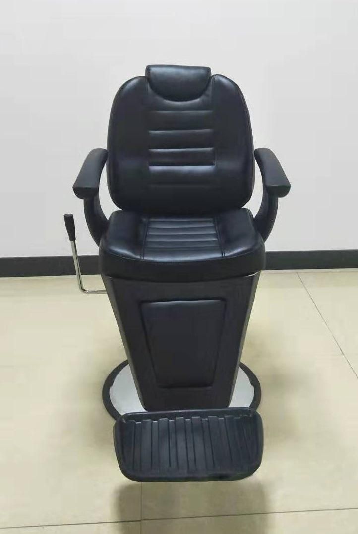 Hl-1008 2021 Salon Barber Chair for Man or Woman with Stainless Steel Armrest and Aluminum Pedal