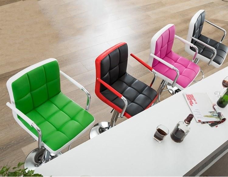 Wholesale Cheap Armrest Swivel Conference Meeting Room PU Leather Office Chair with Arm Rest
