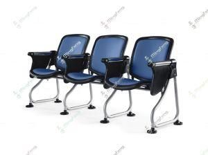 Leather Auditorium Chair with Writing Board for School Conference Lecture Hall