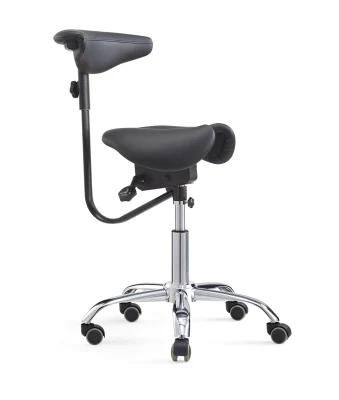 PU Leather Swivel Adjustable Dental Doctor Assistant Stool