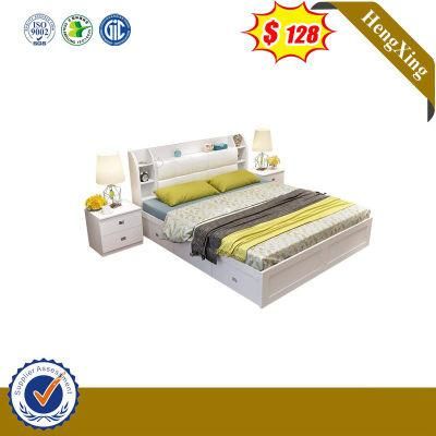 Chinese Furniture Wooden Double King Beds with Frame