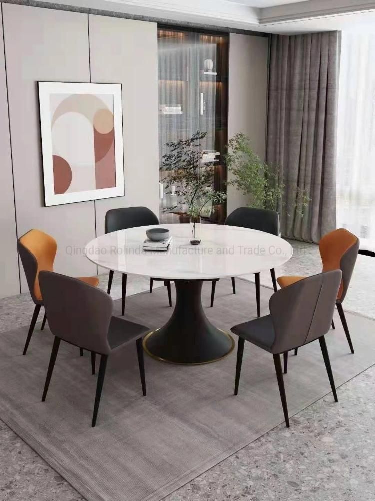 Modern Nordic Designer 5 Star Hotel Furniture Restaurant Italian Design Colorful Fabric Velvet Leather Aston Dining Chair