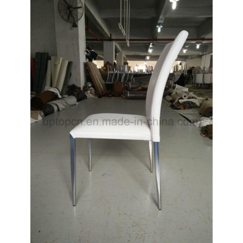 (SP-LC219) Steel Frame Stacking Leather Dining Chair for Hotel, Restaurant, Wedding, Exhibition