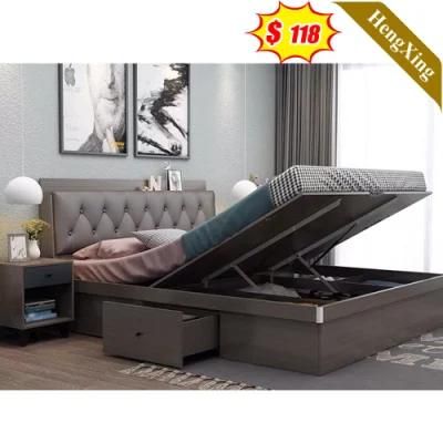 Modern Hotel Office Bedroom Home Furniture Bed Frame Leather Mattress Murphy Double King Sofa Wall Bed