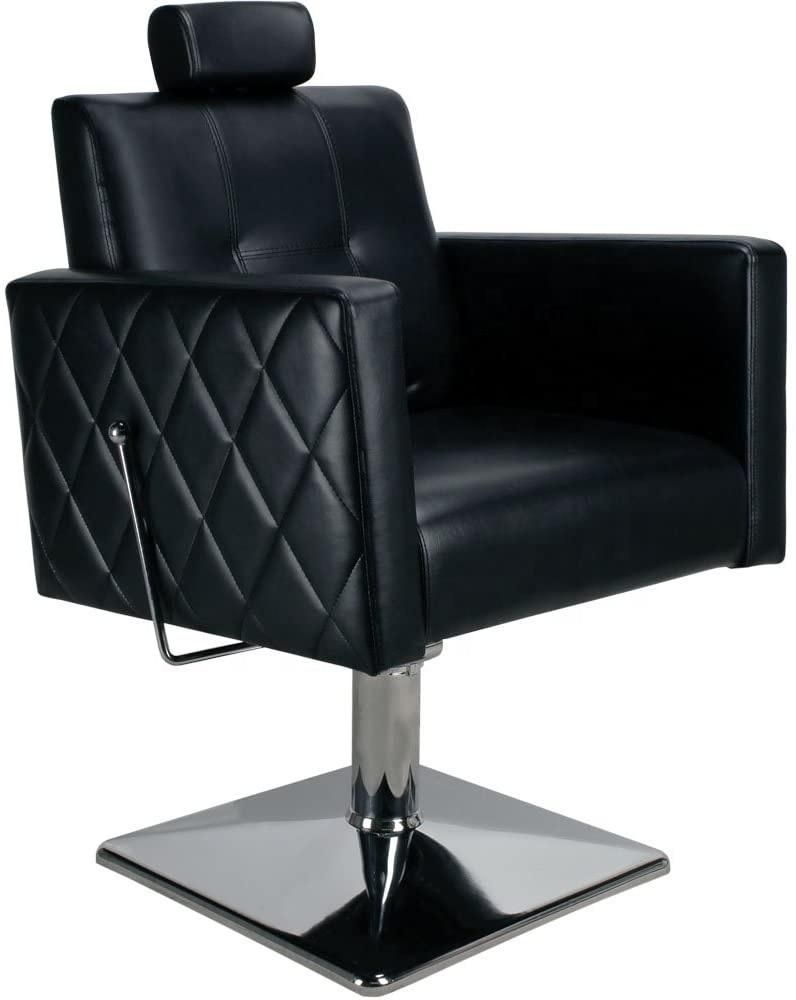 Hl-1169 Salon Barber Chair for Man or Woman with Stainless Steel Armrest and Aluminum Pedal