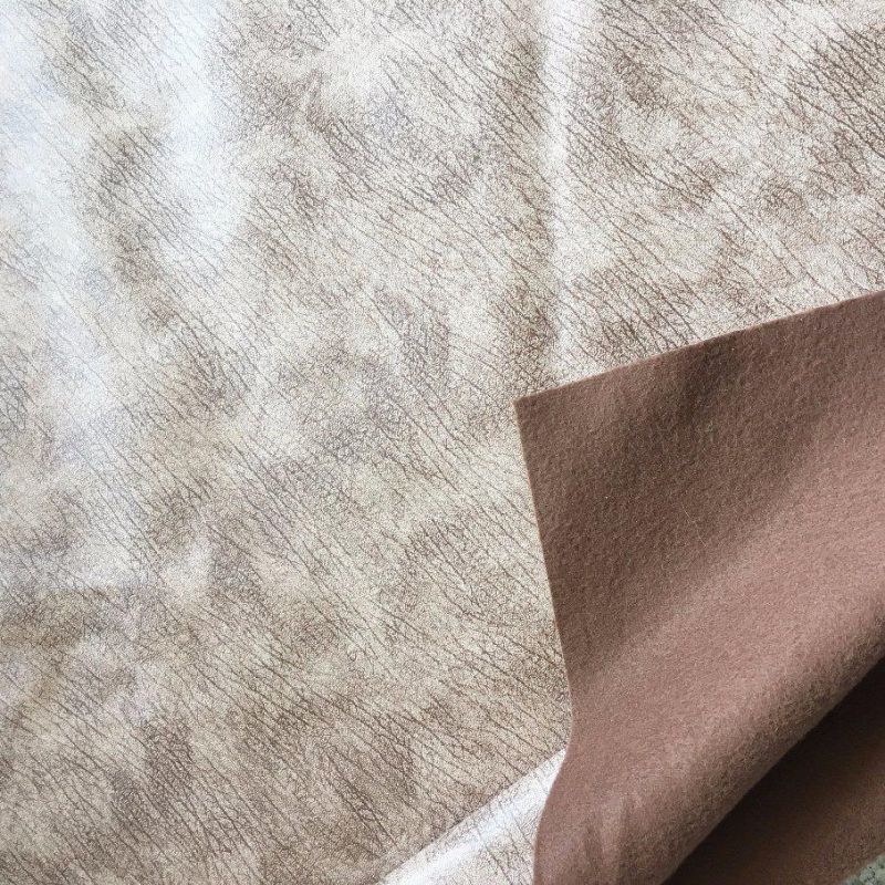 Polyester Suede Fabric with Leather Looking and Easy Cleaning Surface (suede)