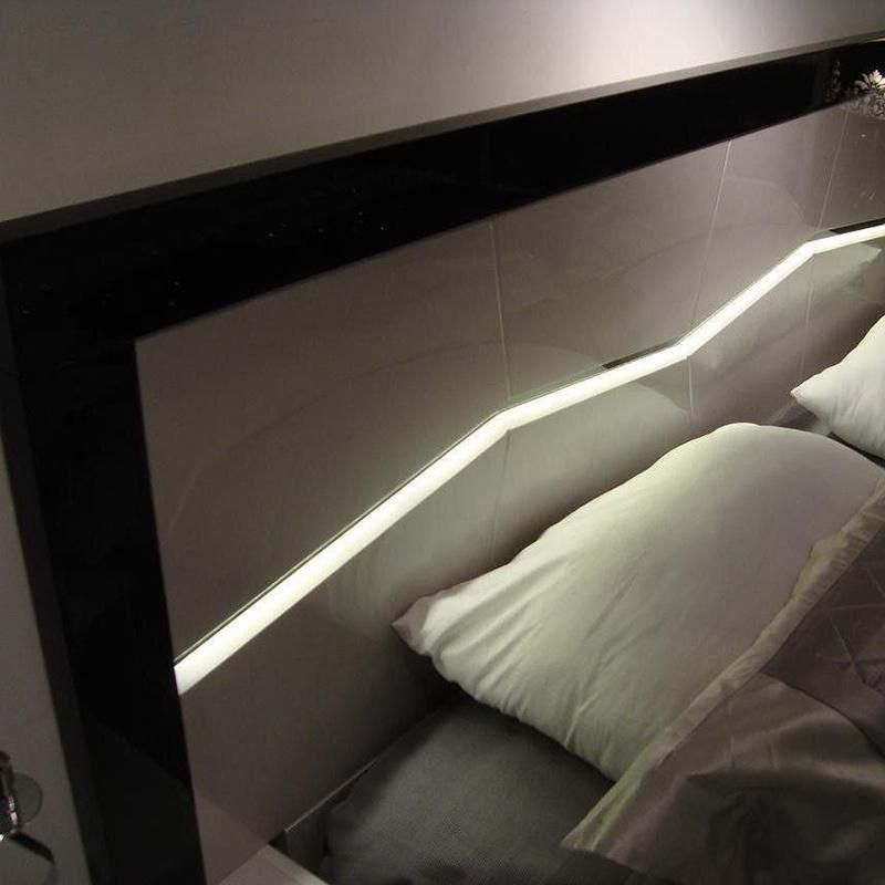 New Design Modern Home Furniture Luxury Bedroom Furniture Set LED Beds
