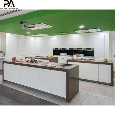 Australian Modern Island Style All in One High Gloss Lacquer Kitchen Cabinets