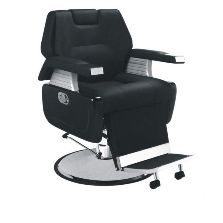 Hl-9209b Salon Barber Chair for Man or Woman with Stainless Steel Armrest and Aluminum Pedal