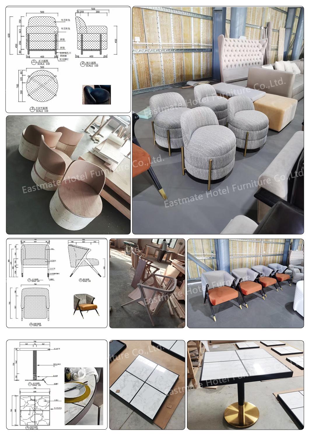 Wooden Furniture Metal Stainless Steel Outdoor Hotel Chair