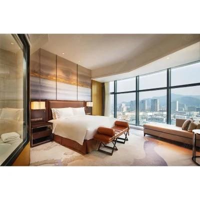 Chinese Modern Solid Wood Luxury Suite Hotel Bedroom Furniture