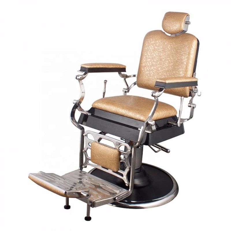 Hl-9223 Salon Barber Chair for Man or Woman with Stainless Steel Armrest and Aluminum Pedal