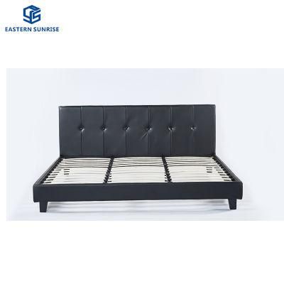 PU Material Leather Bed Furniture High Quality Super Performance