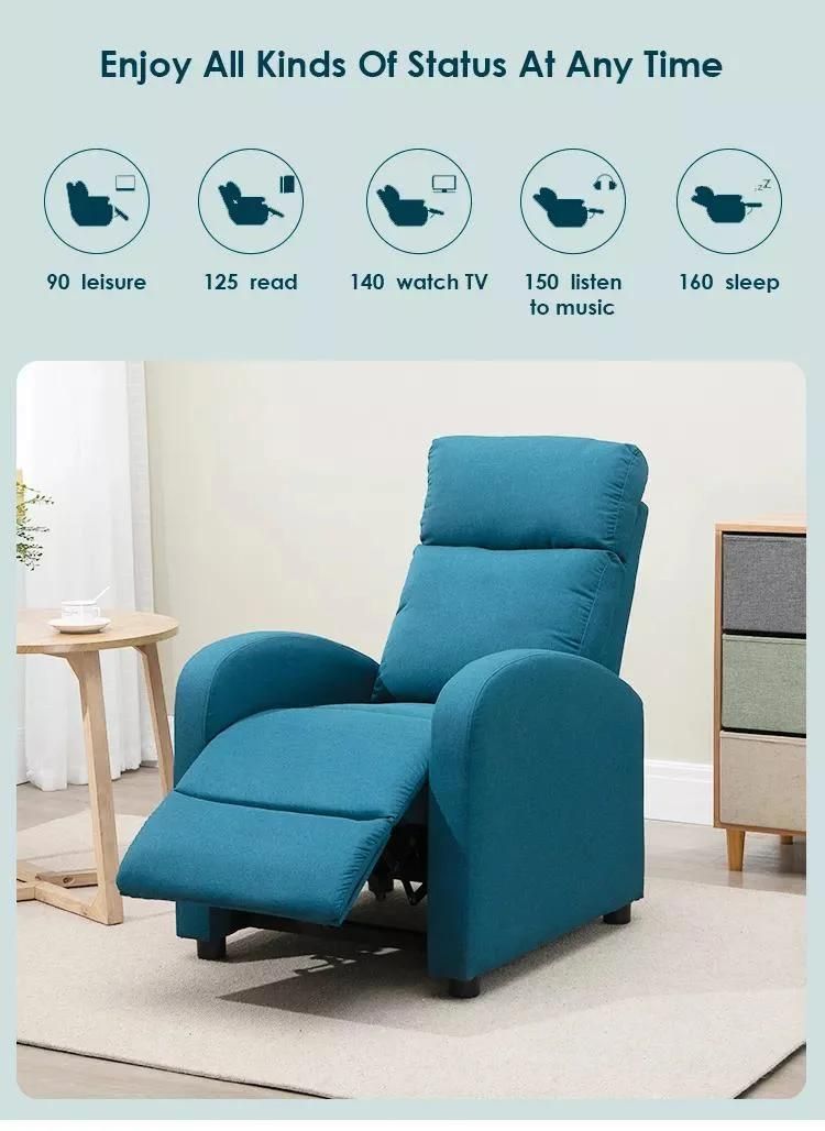 Soft High Density Foam Back Reclining Gaming Chair with Footrest