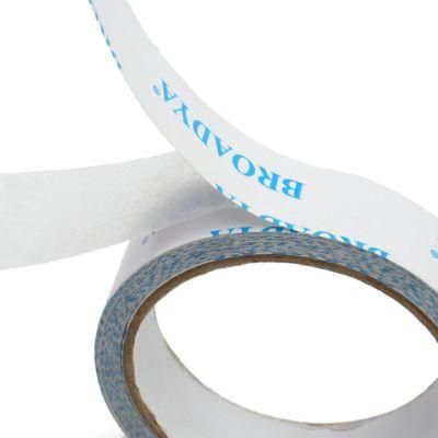 Custom Printed Jumbo Roll Tissue Paper Double Sided Tape with Good Adhesion (DTH09)