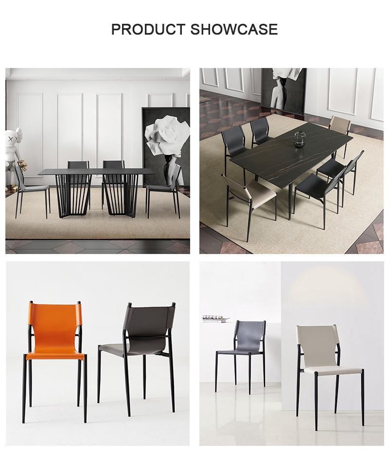 Indoor Minimalist Home Furniture Steel Leg Luxury Metal Hotel Chair
